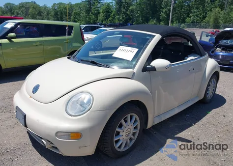 2005 Volkswagen New Beetle Gls z USA, uszkodzony, nr VIN 3VWCM31Y55M369090
